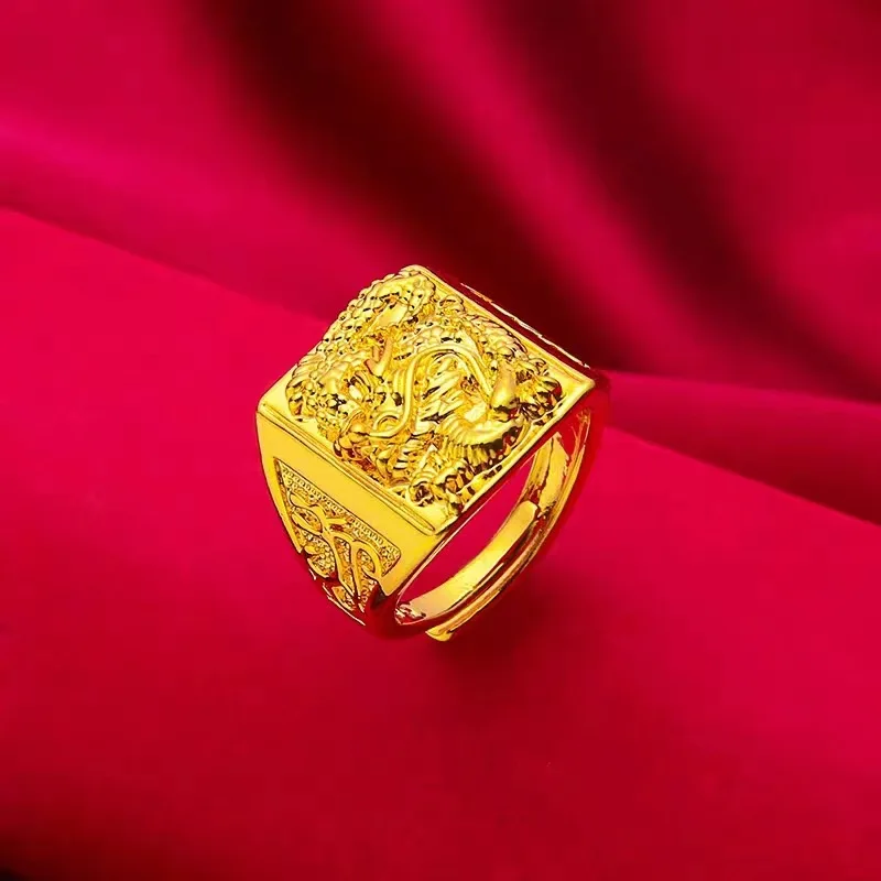 Photography Yellow - 24K gold, AU999 men's solid gold