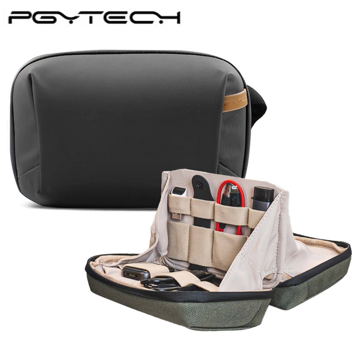 Lens Case Pouch - PGYTECH Tech Pouch Organizer Bag Waterproof