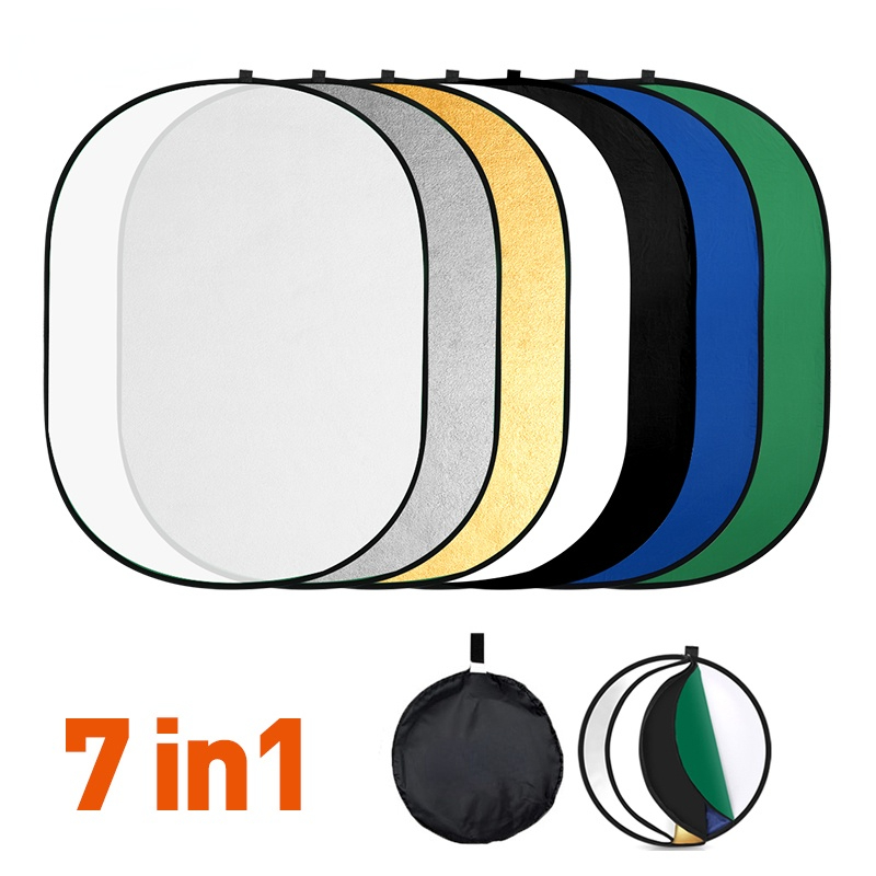 Pop Up Flash Diffuser - 7 in 1 Reflector For Photo