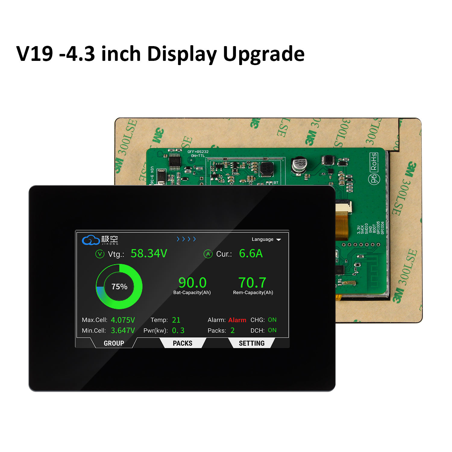 JIKONG 4.3 inch V19 Smart Touc - Photography Digital avis et prix