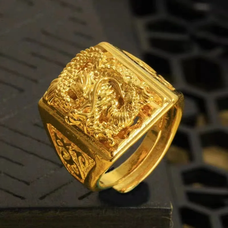 24K gold, AU999 men's solid go - Photography Yellow avis et prix