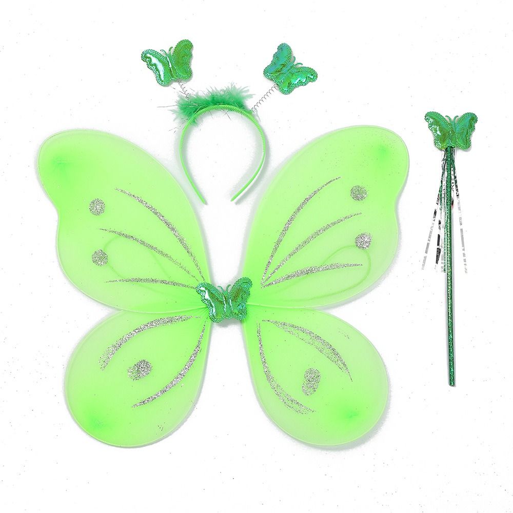 3Pcs/Set Glitter Butterfly Fai - Photography Yellow avis et prix