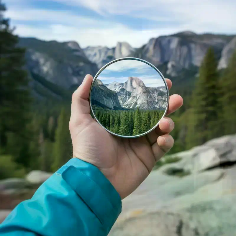 Portable Handheld Selfie Mirro - Photography Solo avis et prix