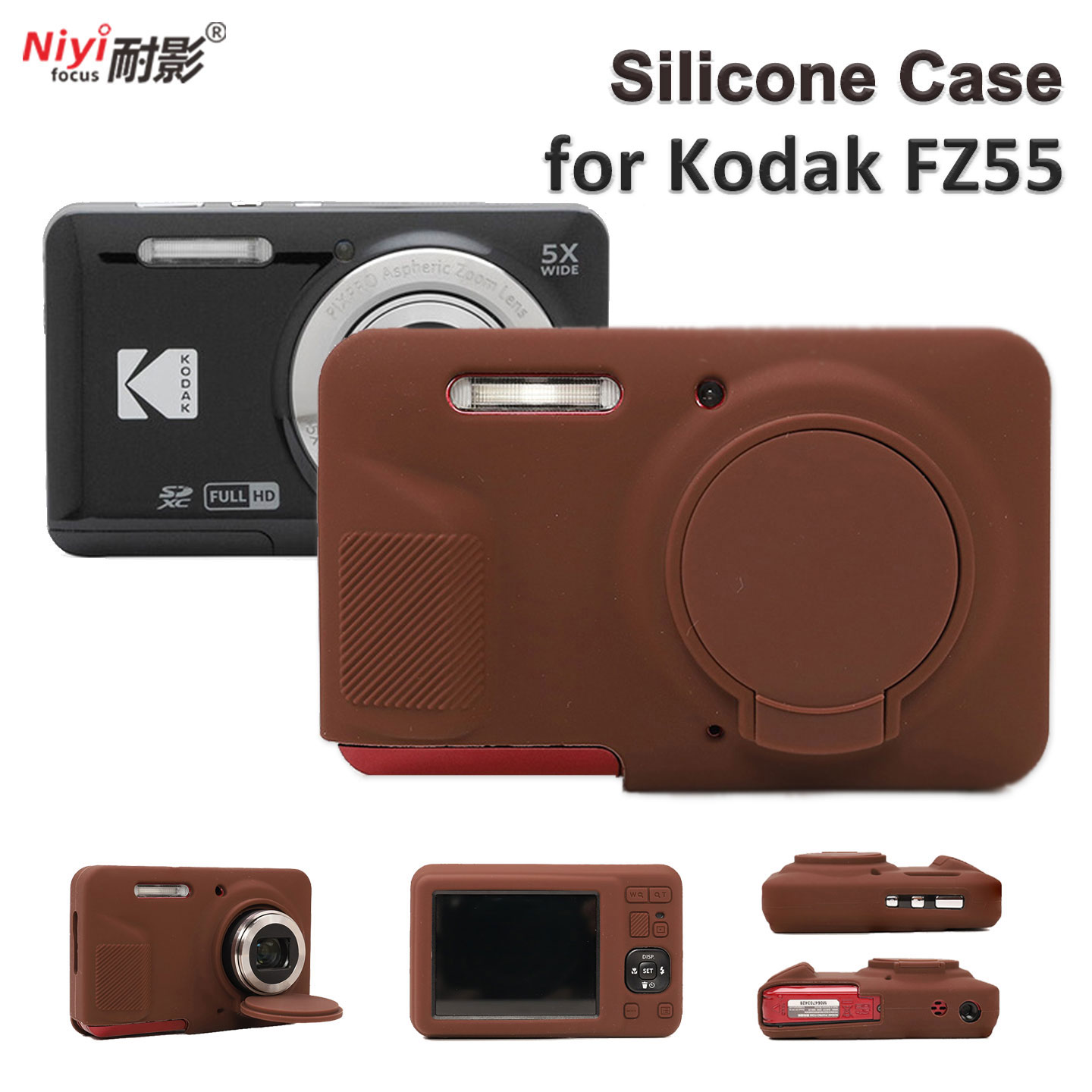 Camera Silicone Case for Kodak - Lens Case Pouch avis et prix