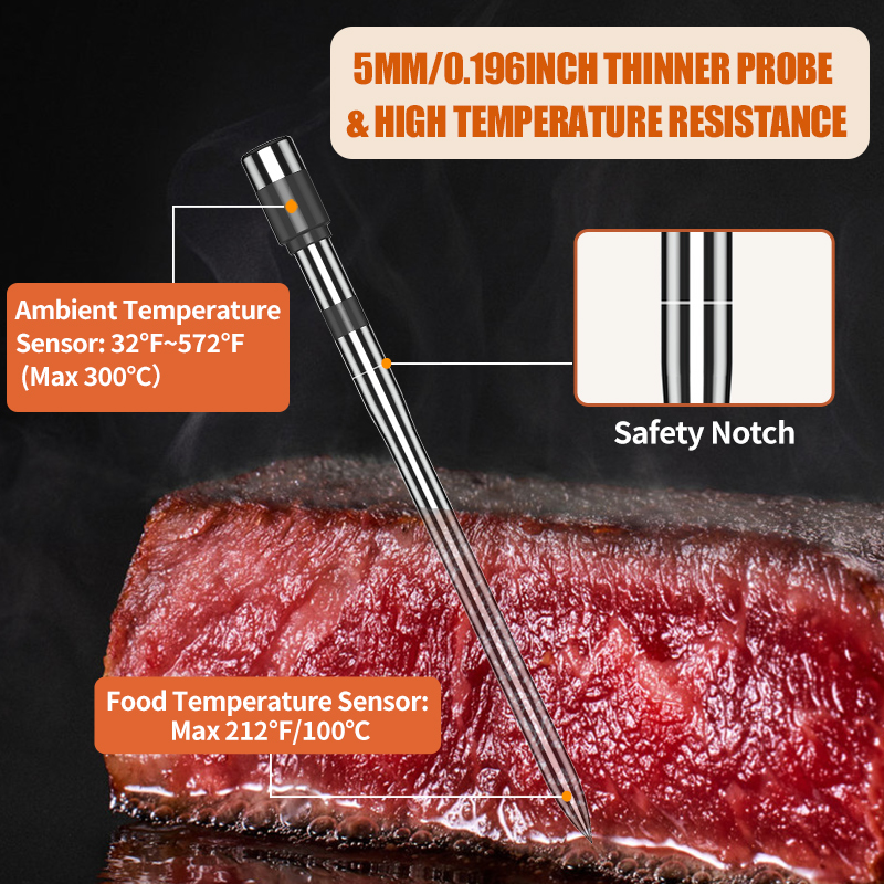 Meat Thermometer Wireless Prob - Photography Digital avis et prix