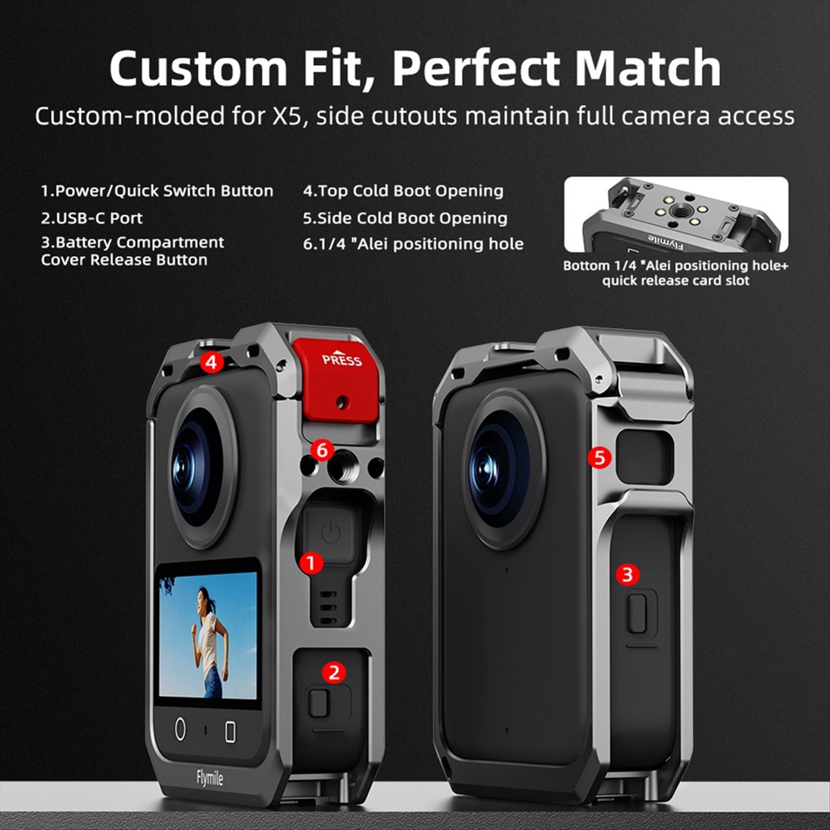 N05R Flymile Metal Protective  - Camera Cold Shoe avis et prix