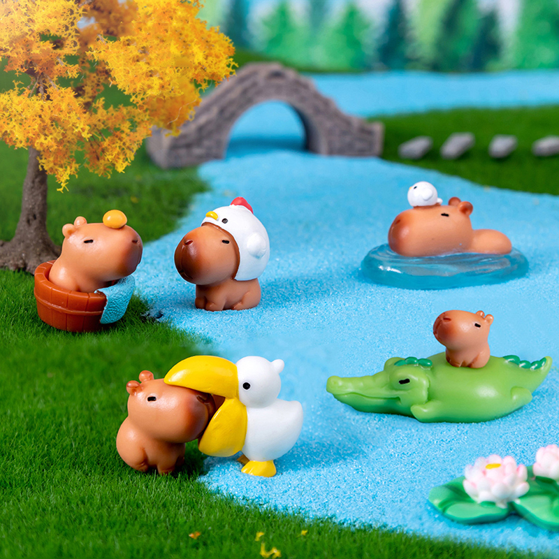 10pcs Miniature Capybara Figur - Photography Desk avis et prix