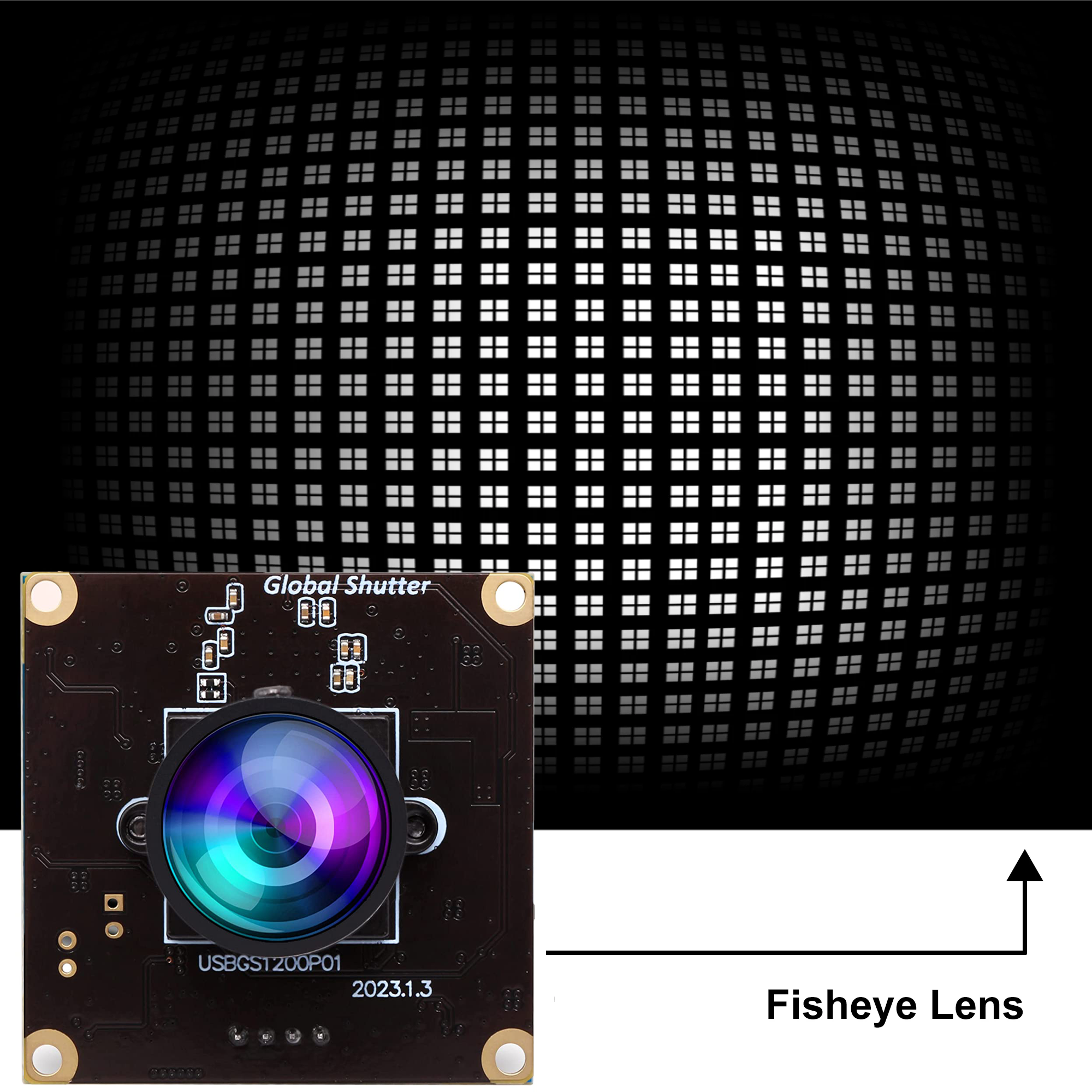 ELP 1200P 90fps Global Shutter - Photography High Angle avis et prix