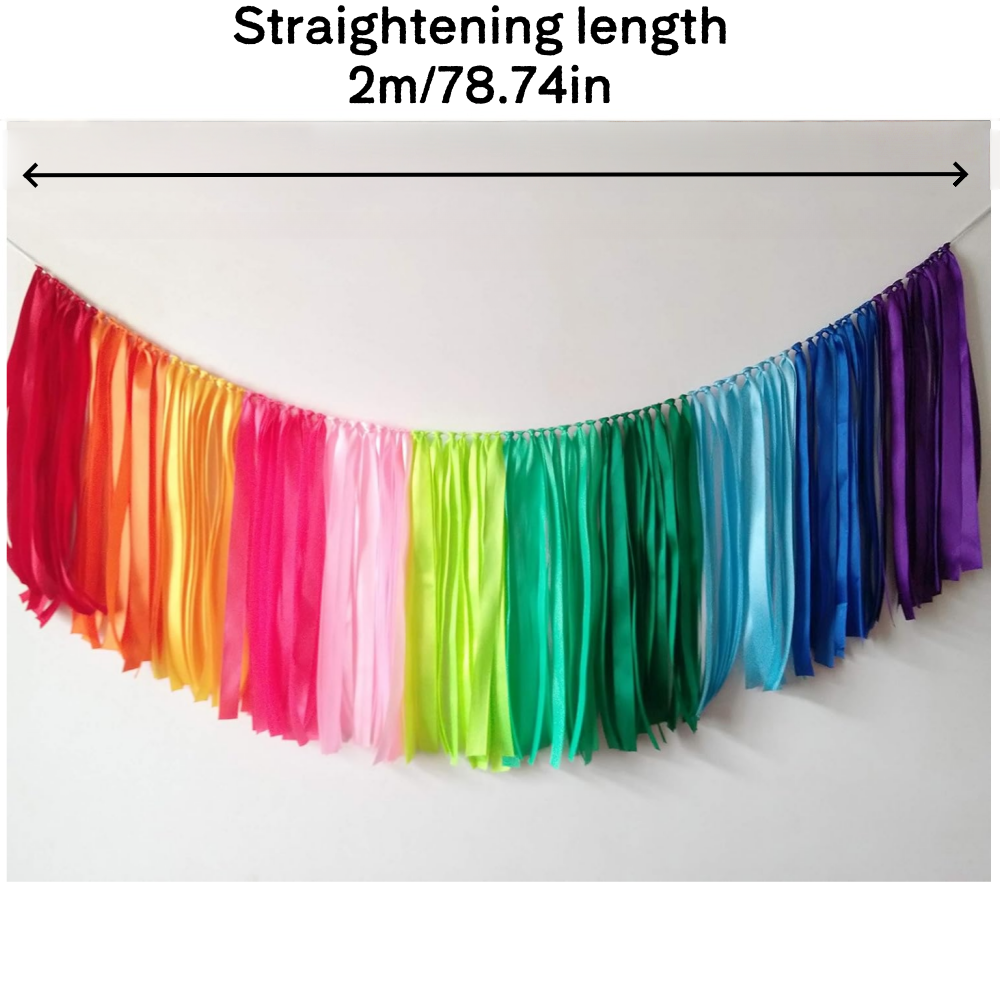 1pc 200cm/78.74in Rainbow Ribb - Photography Day avis et prix