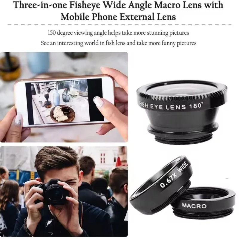 External Phone Lens Kit Wide A - Photography High Angle avis et prix