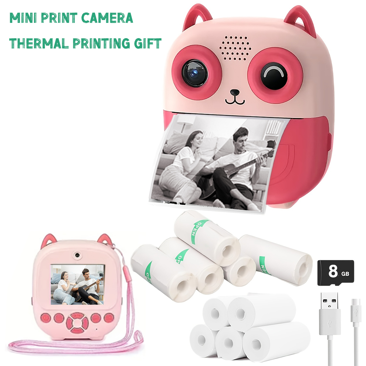 Cute Shape Instant Print Camer - Photography Unit avis et prix