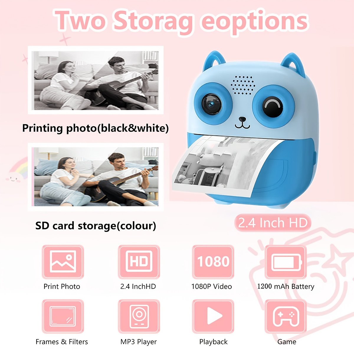 Cute Shape Instant Print Camer - Photography Unit avis et prix