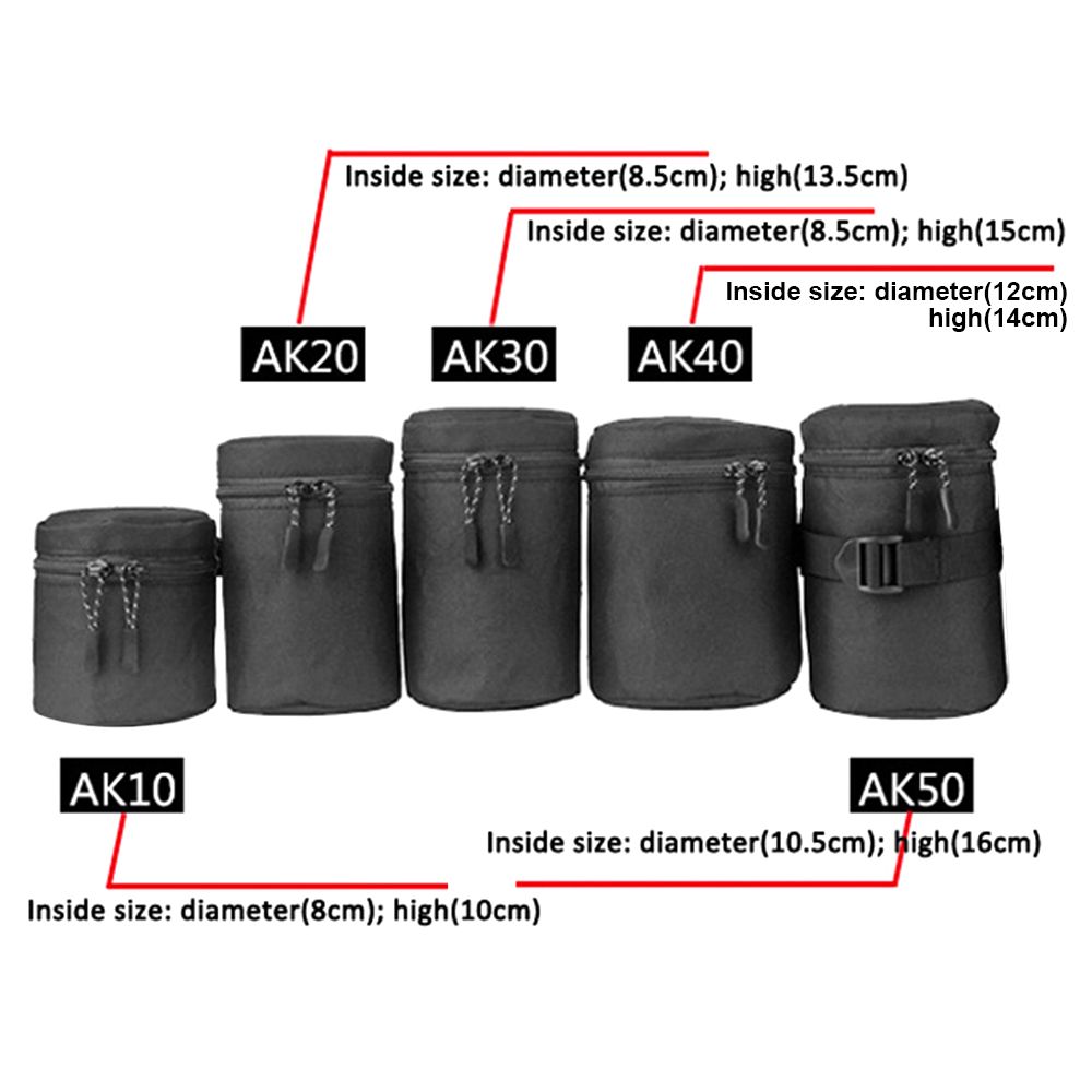 Deluxe Camera Lens Bag Waterpr - Lens Case Pouch avis et prix