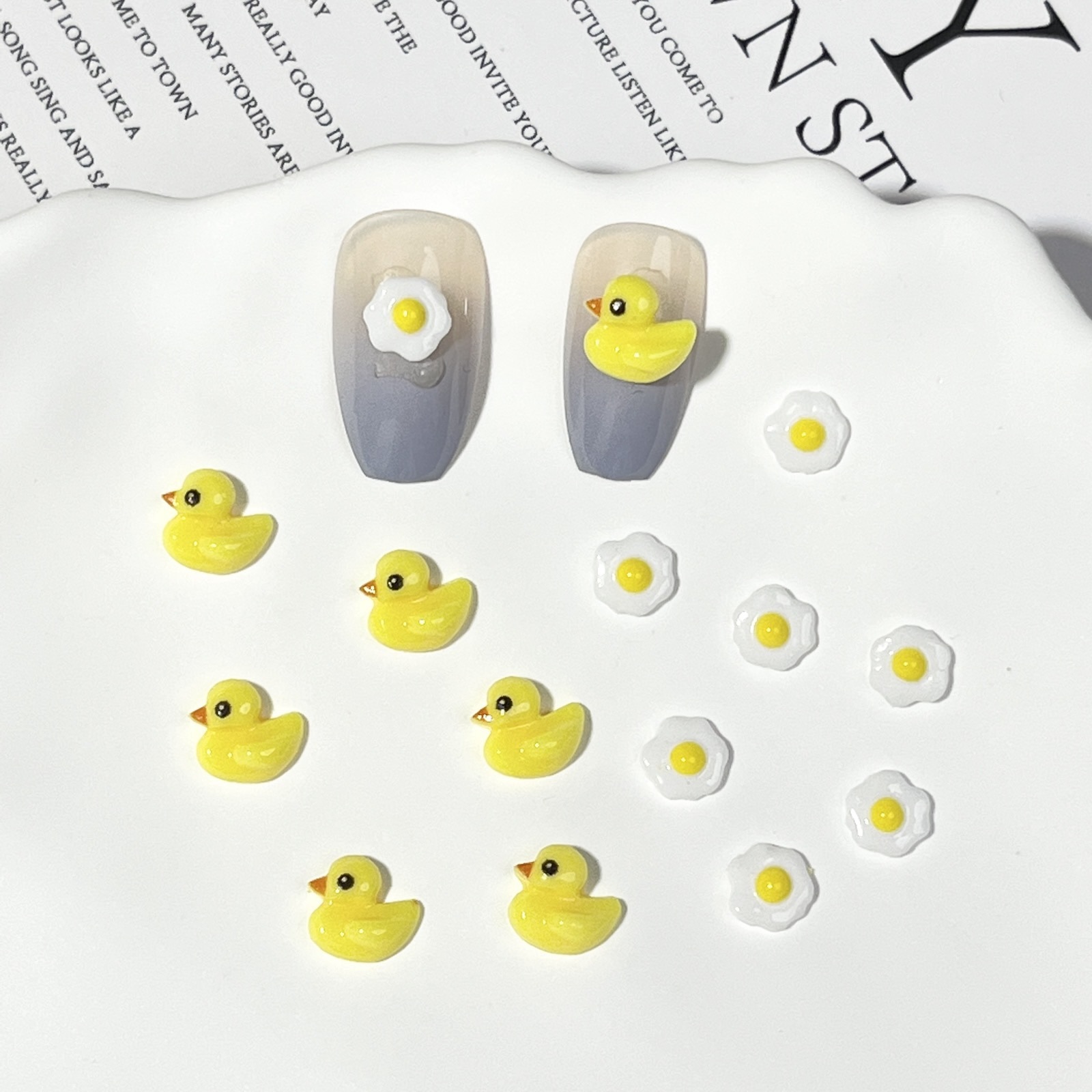 20pcs Cute Cartoon Yellow Mini - Photography Yellow avis et prix