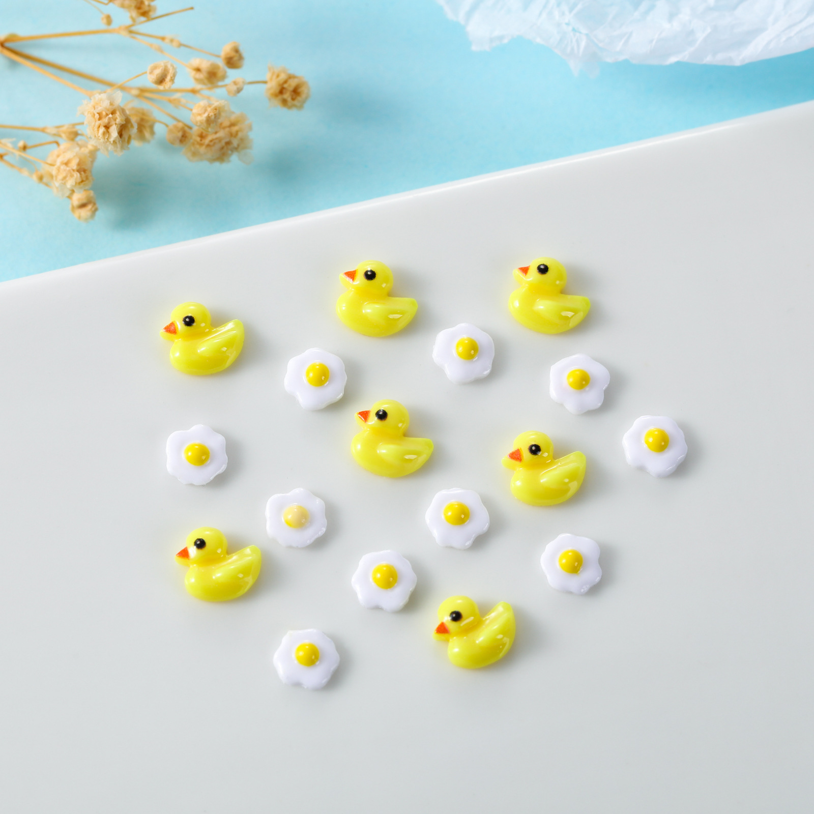 20pcs Cute Cartoon Yellow Mini - Photography Yellow avis et prix