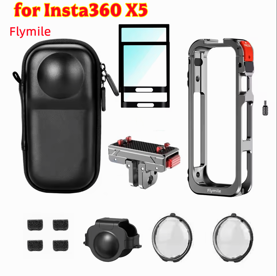 For Insta360 X5 Flymile Cage M - Lens Case Pouch avis et prix