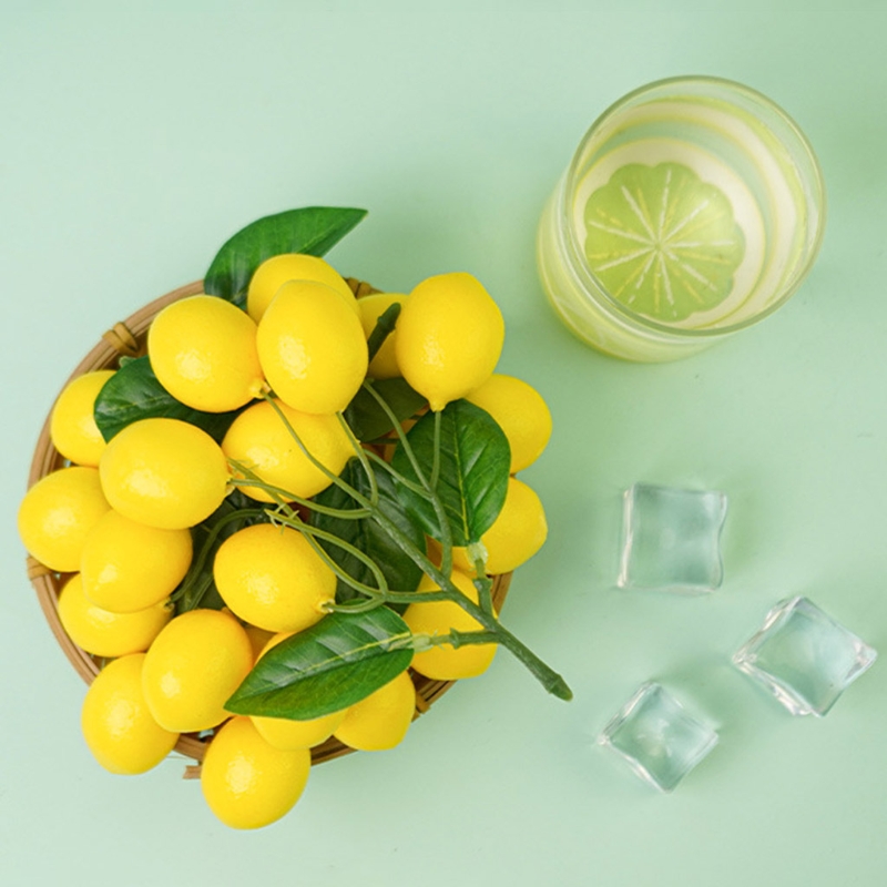 Artificial Lemons String, Vivi - Photography Yellow avis et prix