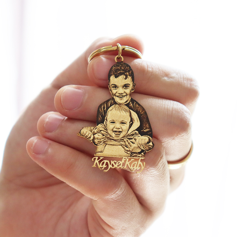 Personalized Baby Photo Keycha - Photography Yellow avis et prix