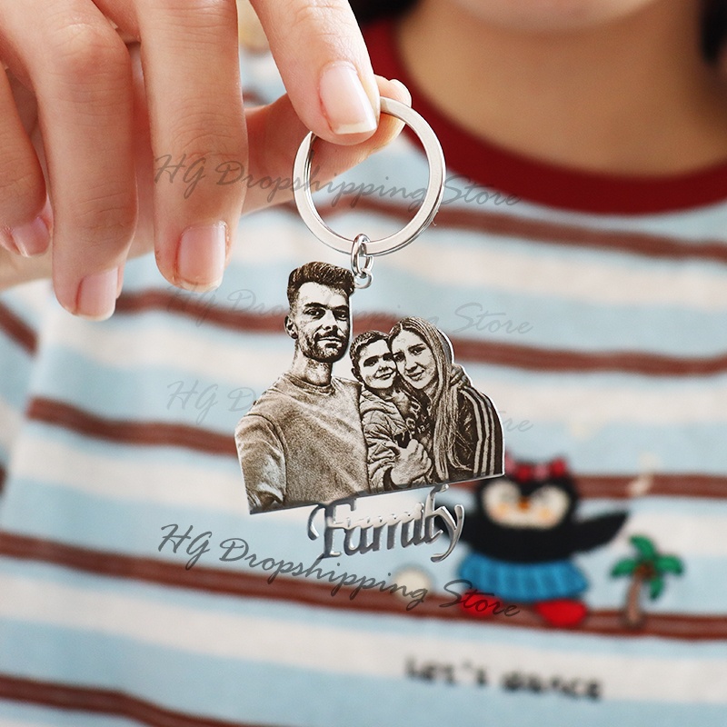 Personalized Baby Photo Keycha - Photography Yellow avis et prix