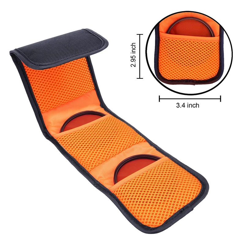 3 Pockets Bag Lens Filter Pouc - Lens Case Pouch avis et prix