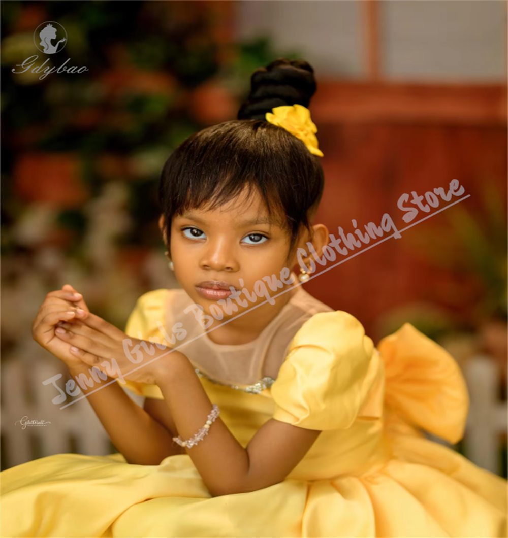 Flower Girl Dress Satin Knee-l - Photography Solo avis et prix
