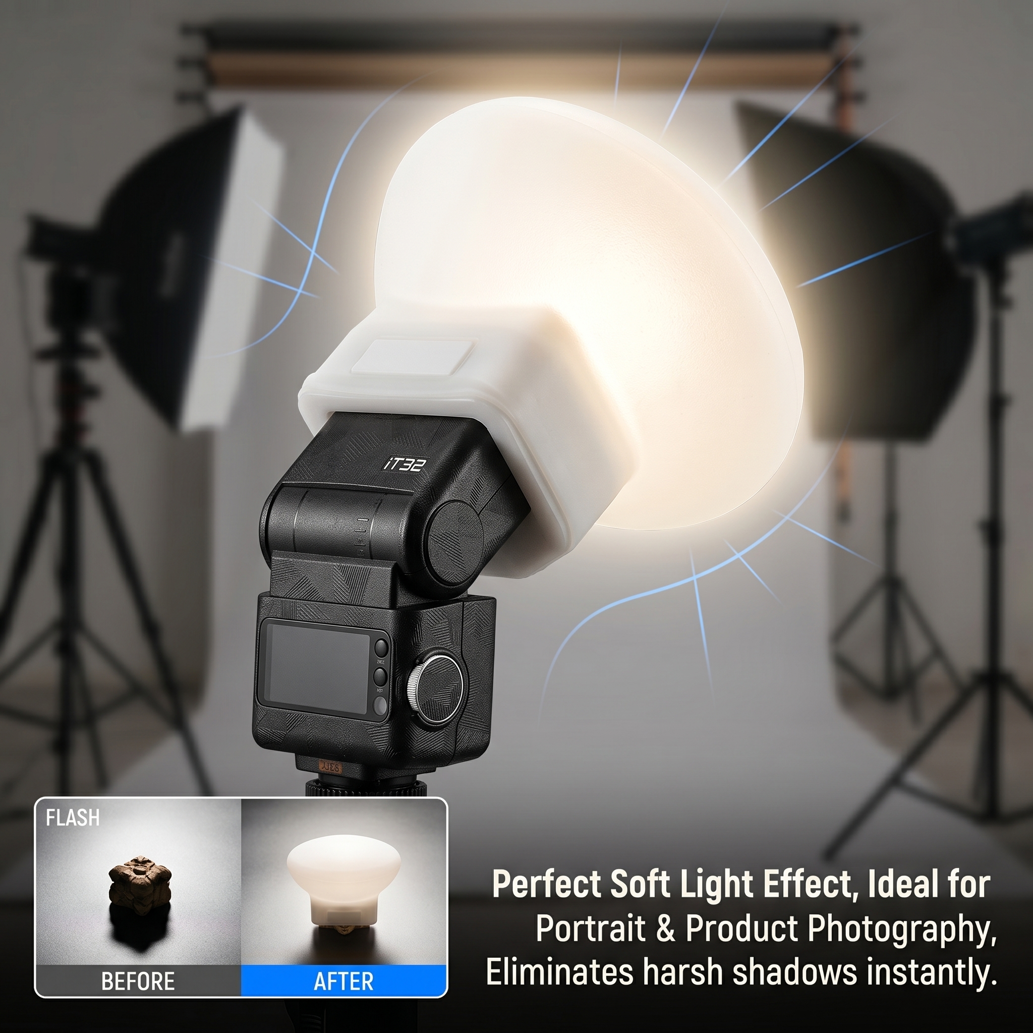 Silicone Flash Diffuser Cover  - Pop Up Flash Diffuser avis et prix