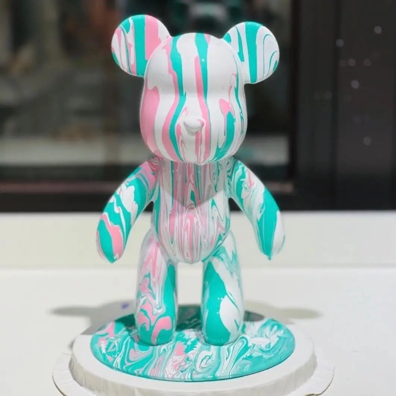 23cm DIY Paint Fluid Bear Figu - Photography Desk avis et prix