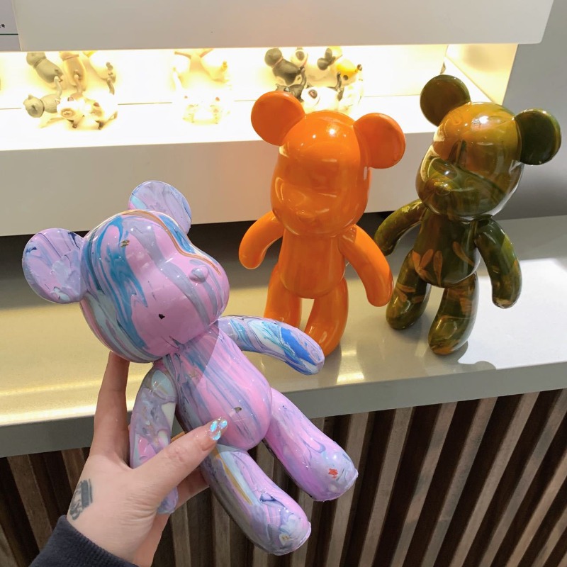23cm DIY Paint Fluid Bear Figu - Photography Desk avis et prix