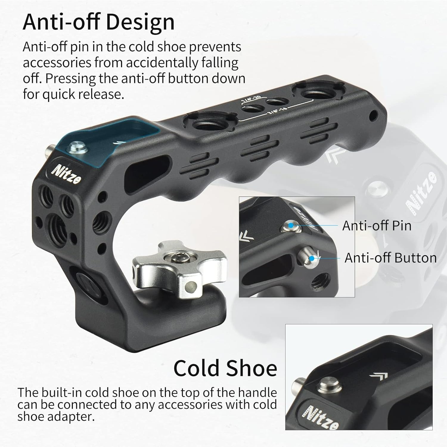 Nitze Lil Stinger II Handle Co - Camera Cold Shoe avis et prix