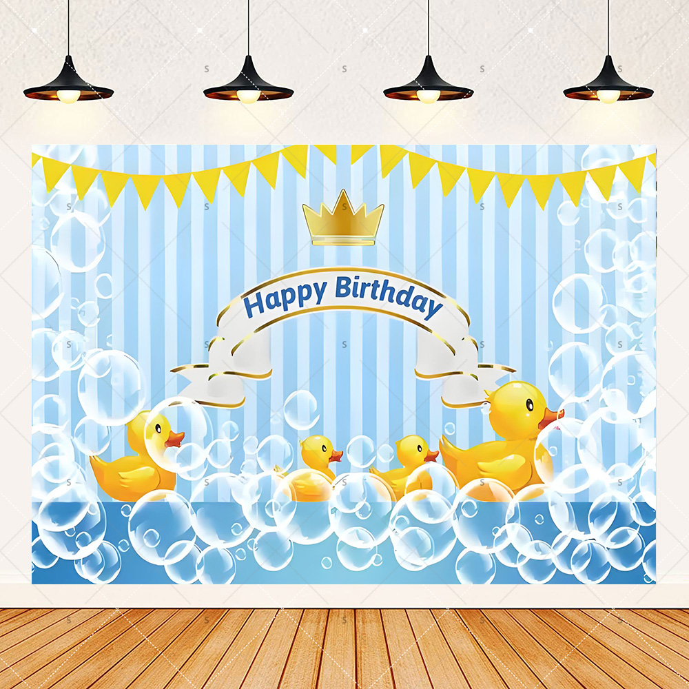 Cartoon Yellow Duck Theme Birt - Photography Yellow avis et prix