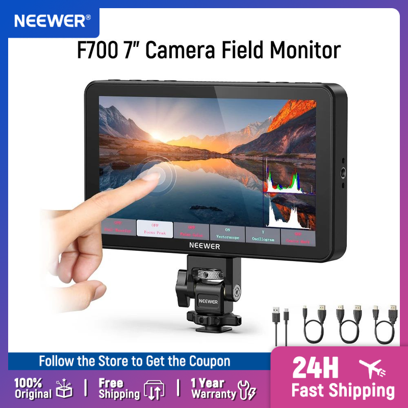 NEEWER F700 7' Camera Field Mo - Camera Cold Shoe avis et prix