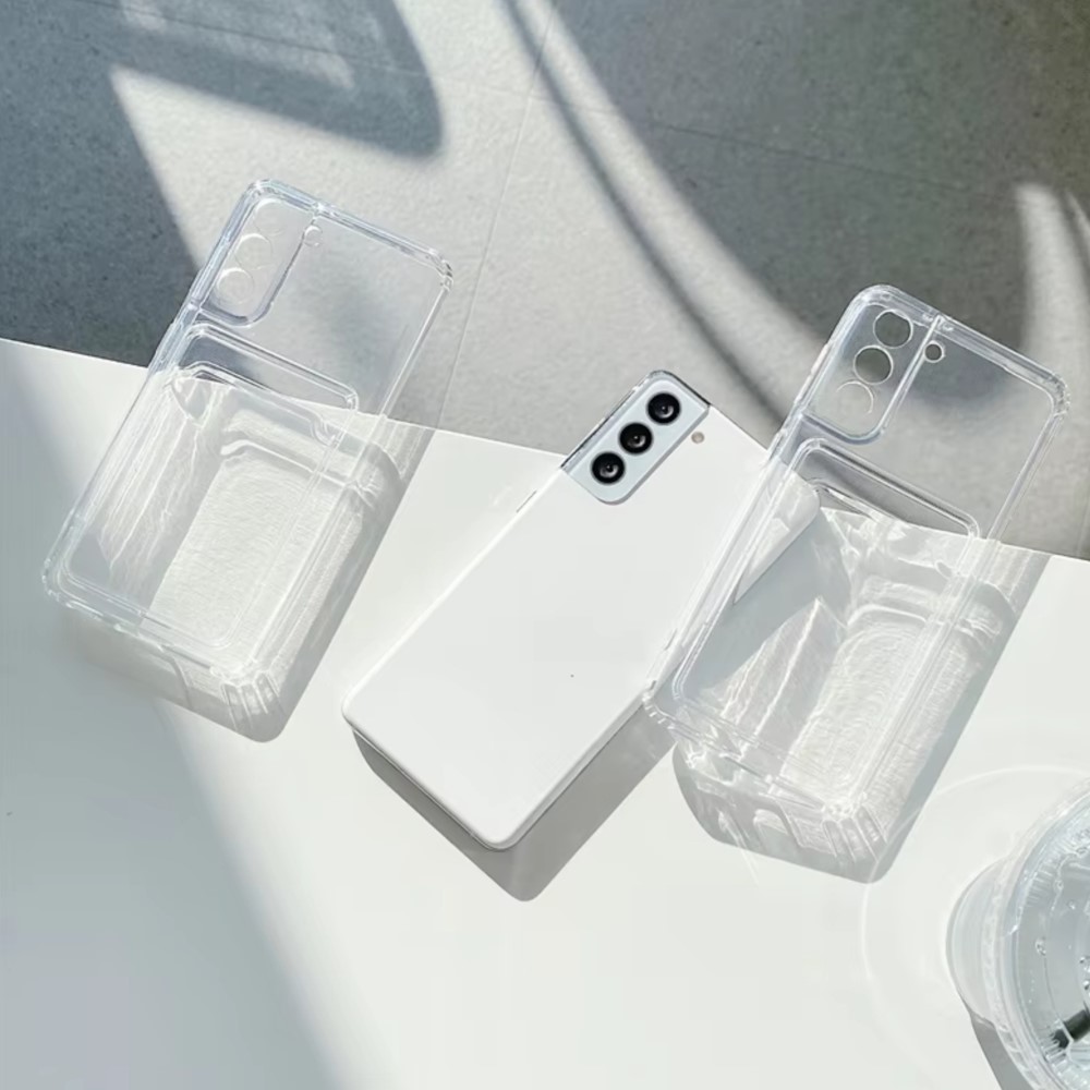 Clear Silicone Card Slot Holde - Lens Case Pouch avis et prix
