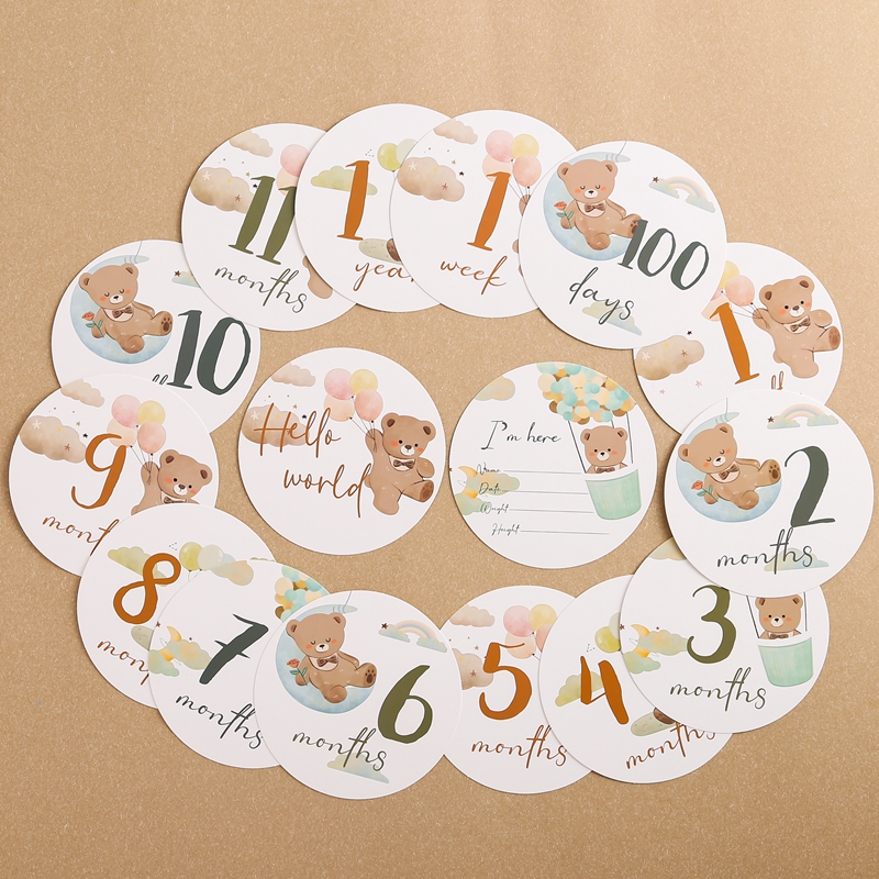 16pc Paper Milestone Newborn P - Photography Day avis et prix