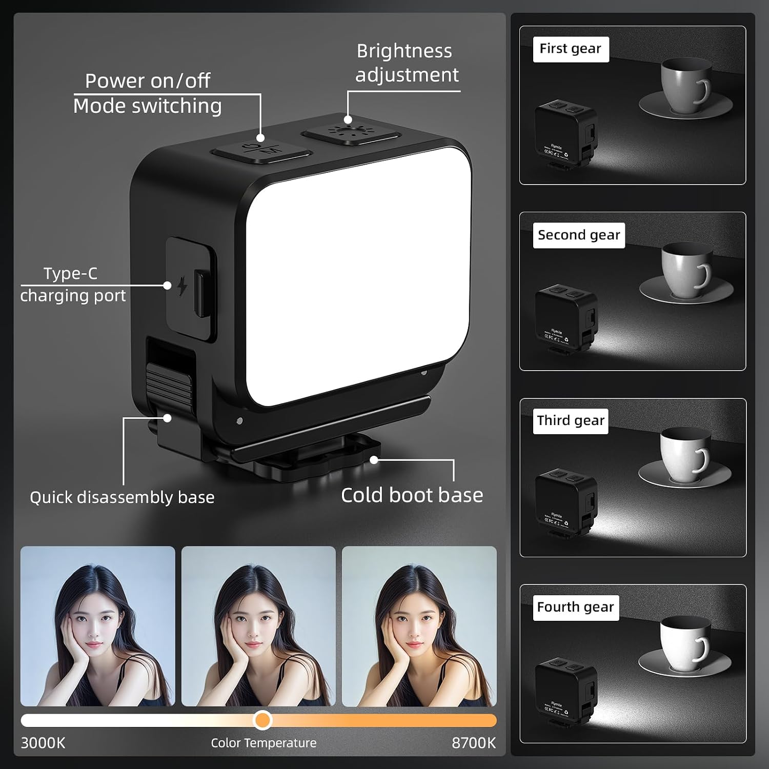 Mini LED Light for Action Came - Camera Cold Shoe avis et prix