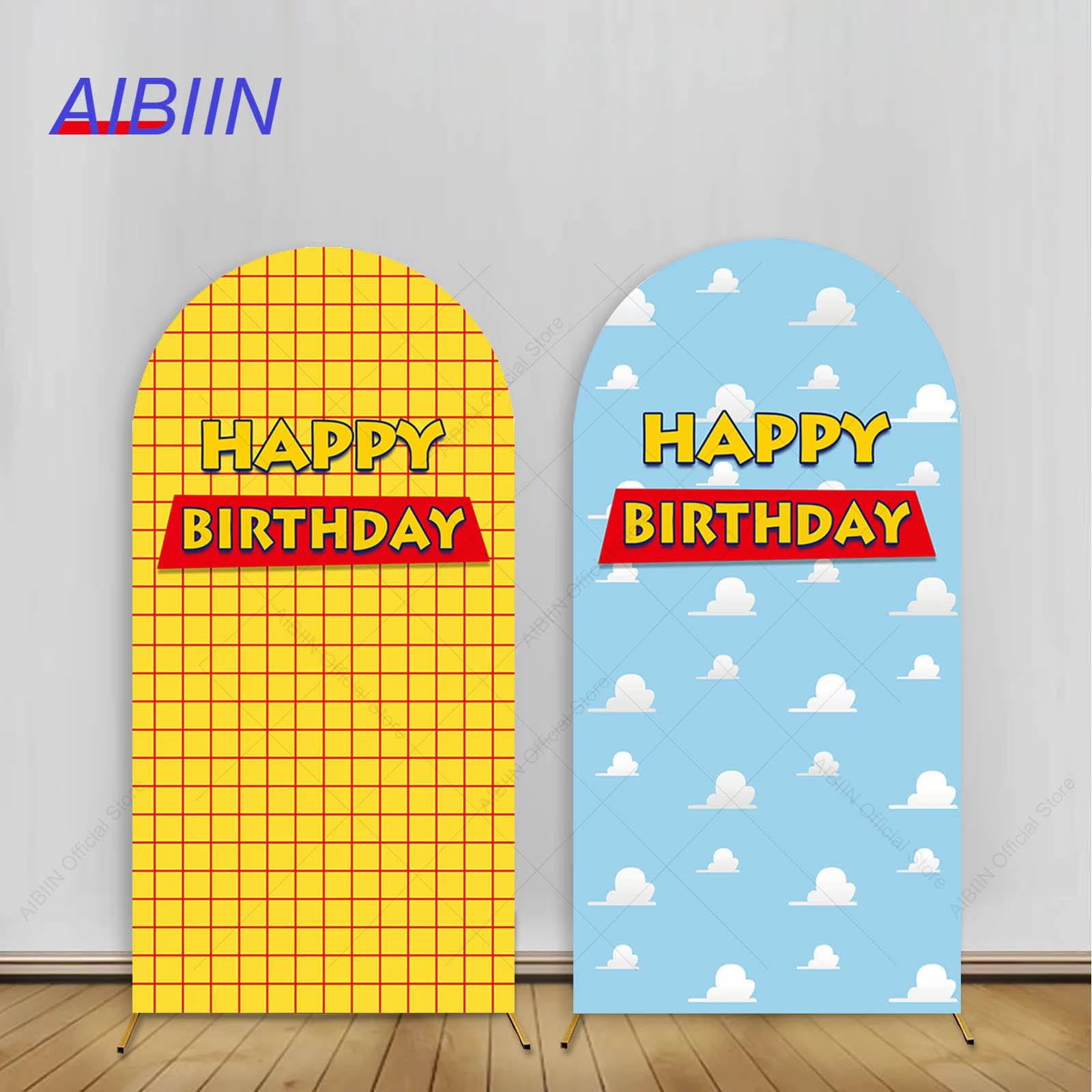 Happy Birthday Arch Backdrop C - Photography Yellow avis et prix
